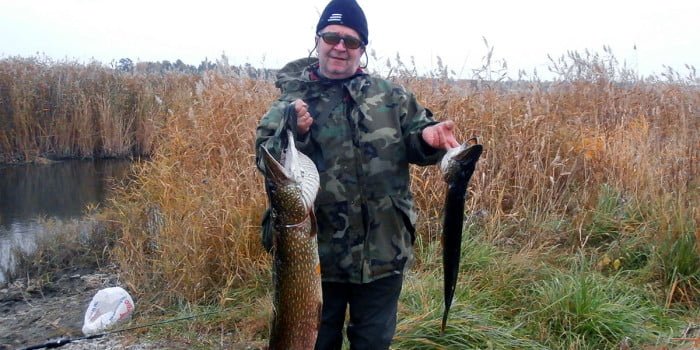10 kg līdaka Lielupē 2015. gads
