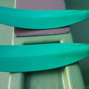 Wooden oars with PE blade 240 cm
