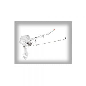 Outboard motor mount kit for JONNY BOAT BASS 100 kayak