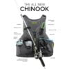 NRS CHINOOK MESH BACK fishing PFD