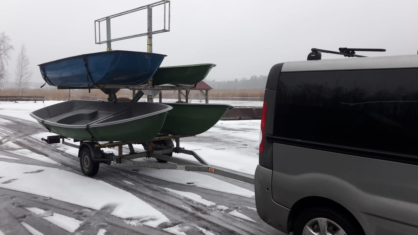 Lietota kajaku piekabe Tauriga Tauras V 700